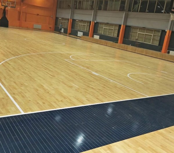 安裝籃球場木地板的細節